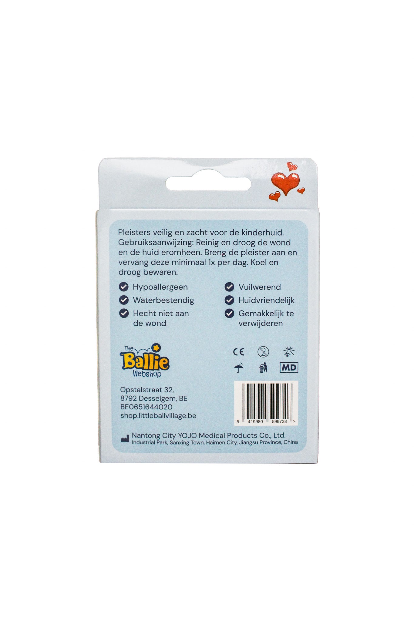 Ballie pleisters - 50 stuks